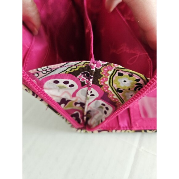 Vera Bradley Very Berry Zip Around Quilted Floral Wallet Twist Lock Retired HTF - Picture 12 of 15